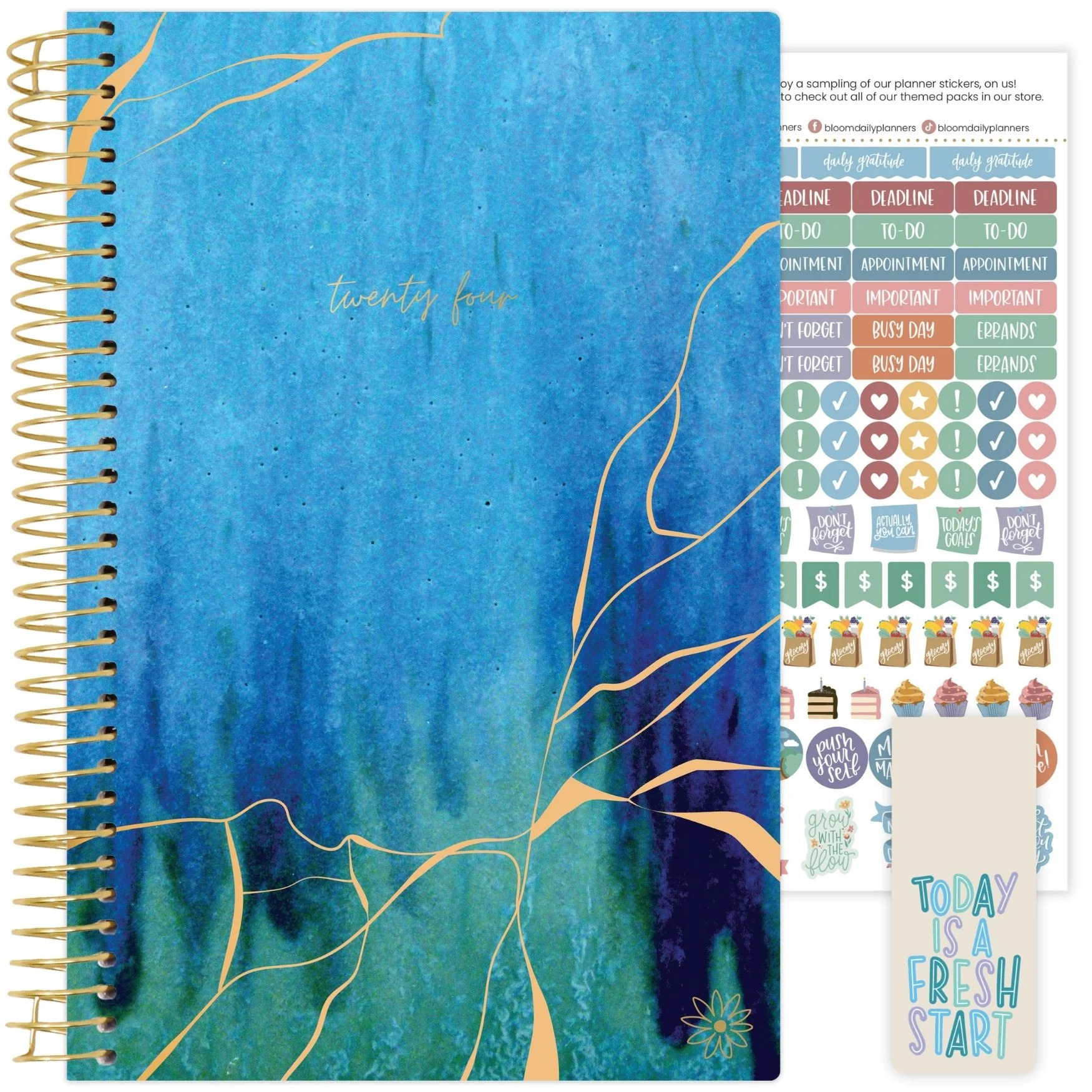 Soft Cover Daisy Student Planner, 7" x 9", Choose Kindness