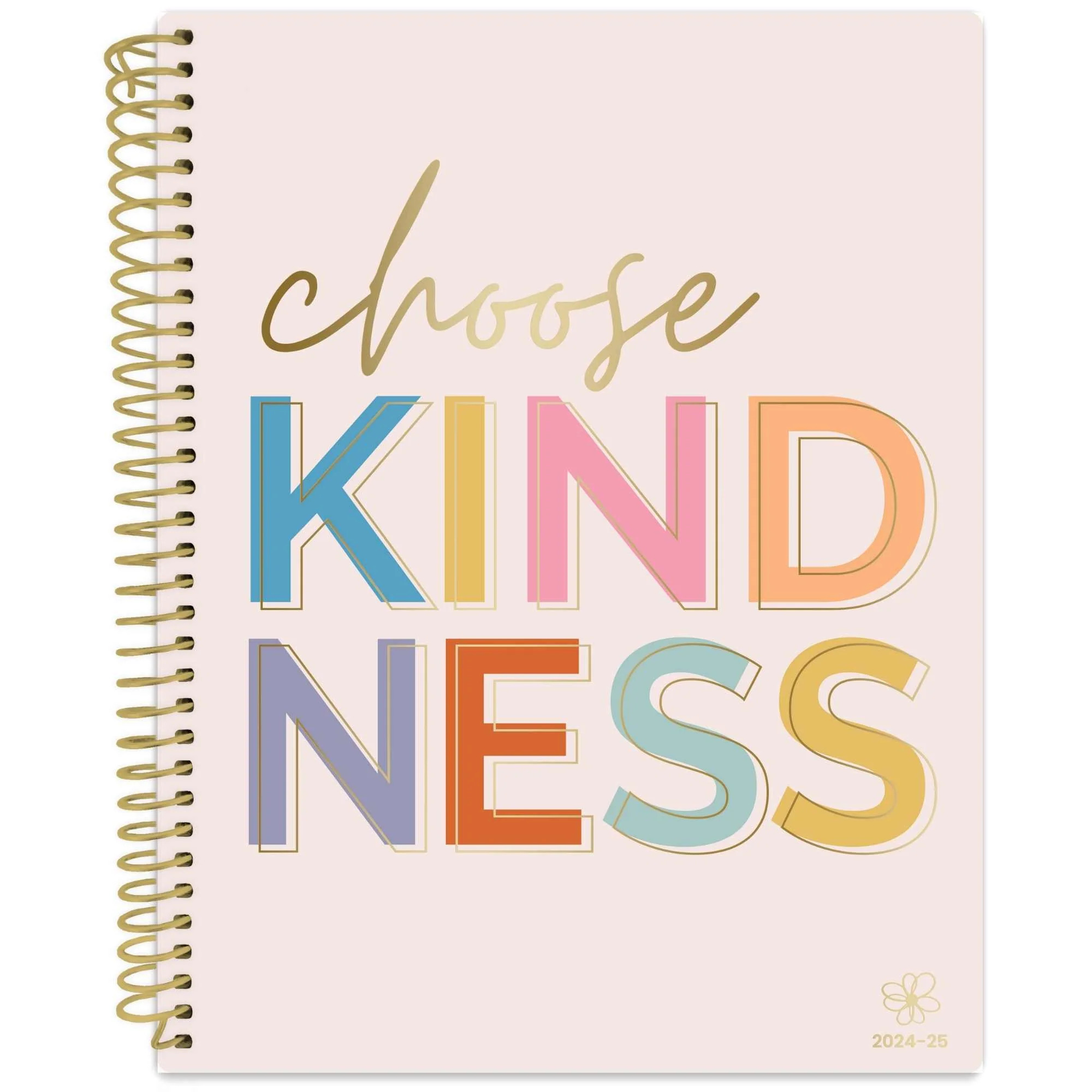 Soft Cover Daisy Student Planner, 7" x 9", Choose Kindness